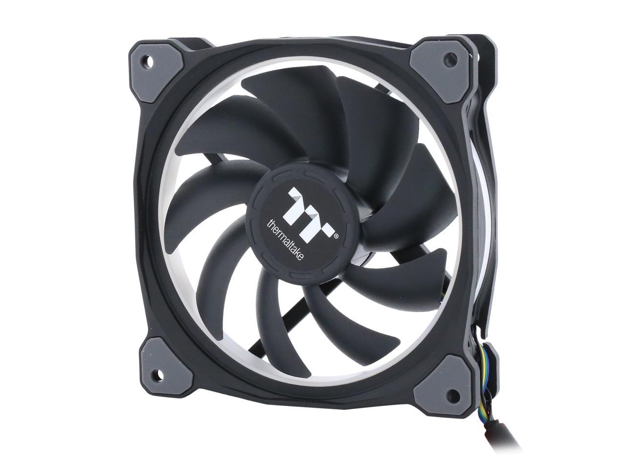 Thermaltake CL-F059-PL12SW-A Riing Plus 12 LED RGB Radiator Fan TT ...