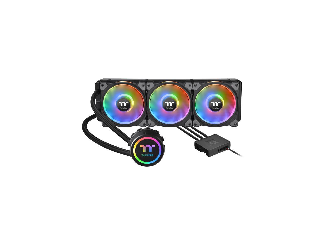Thermaltake Floe DX 360 Triple Riing Duo 16.8 Million Colors RGB 54 LED LGA2066 AM4 Ready Intel