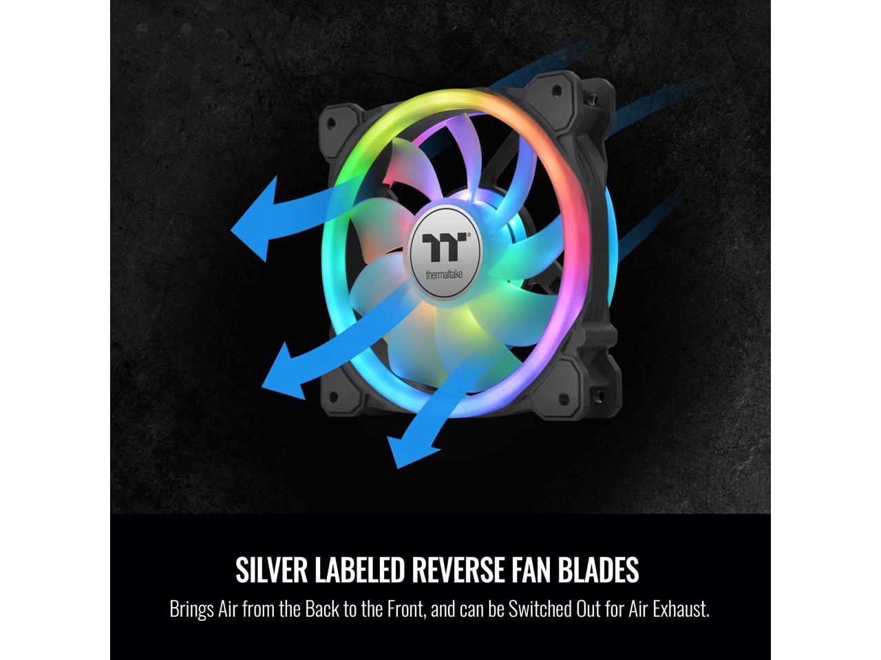 Thermaltake SWAFAN 12 RGB Radiator Fan TT Premium Edition 3 Pack