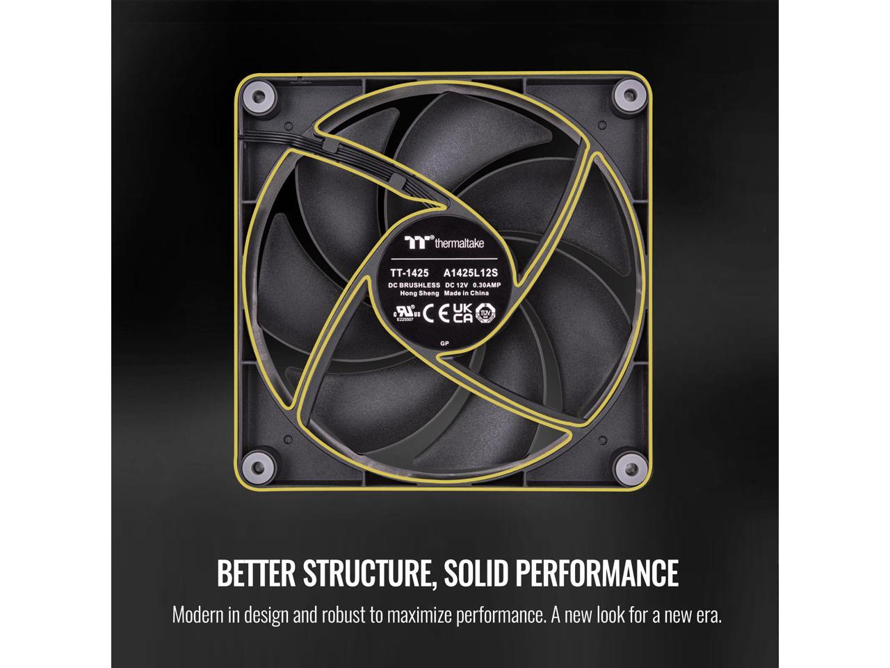 Thermaltake CT120 PC Cooling Fan (2Fan Pack), DaisyChain design, Fan