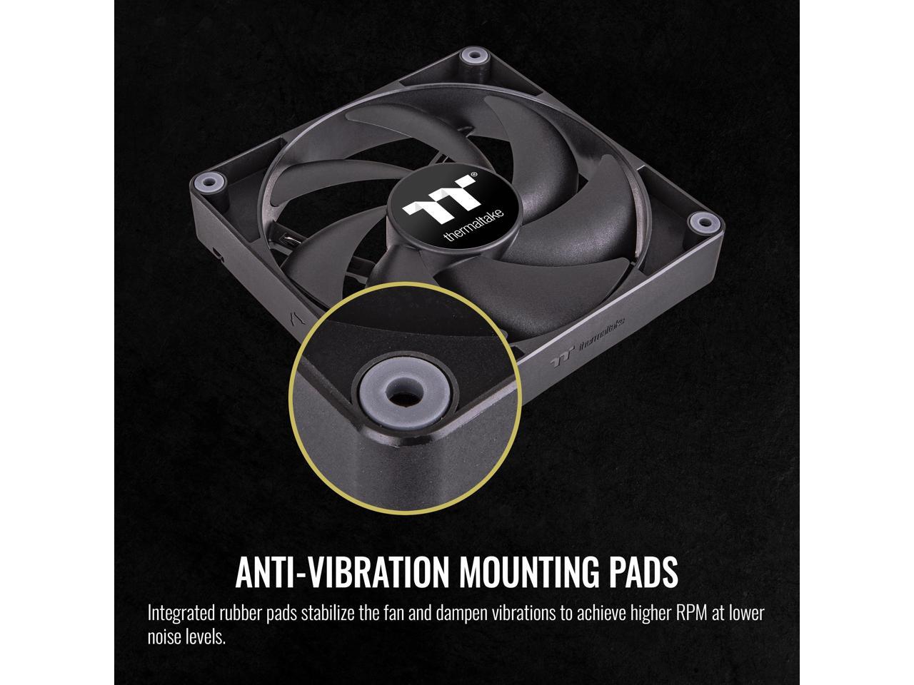 Thermaltake CT140 PC Cooling Fan (2Fan Pack), DaisyChain design, Fan