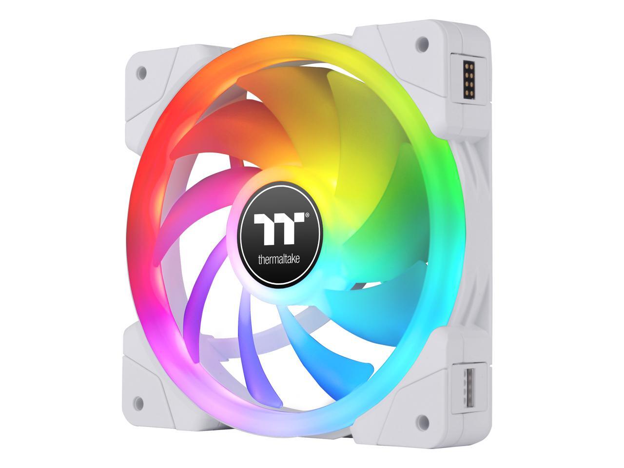 Thermaltake SWAFAN EX 14 RGB PC Cooling Fan White, 500 2000 RPM