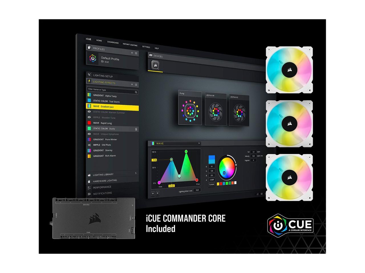 CORSAIR iCUE H150i ELITE CAPELLIX Liquid CPU Cooler LGA 1700 Compatible