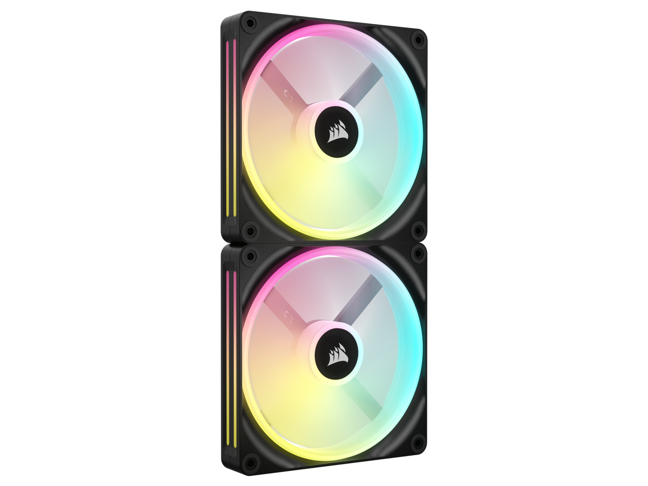 CORSAIR QX RGB Series, iCUE LINK QX140 RGB, 140mm Magnetic Dome RGB Fan ...