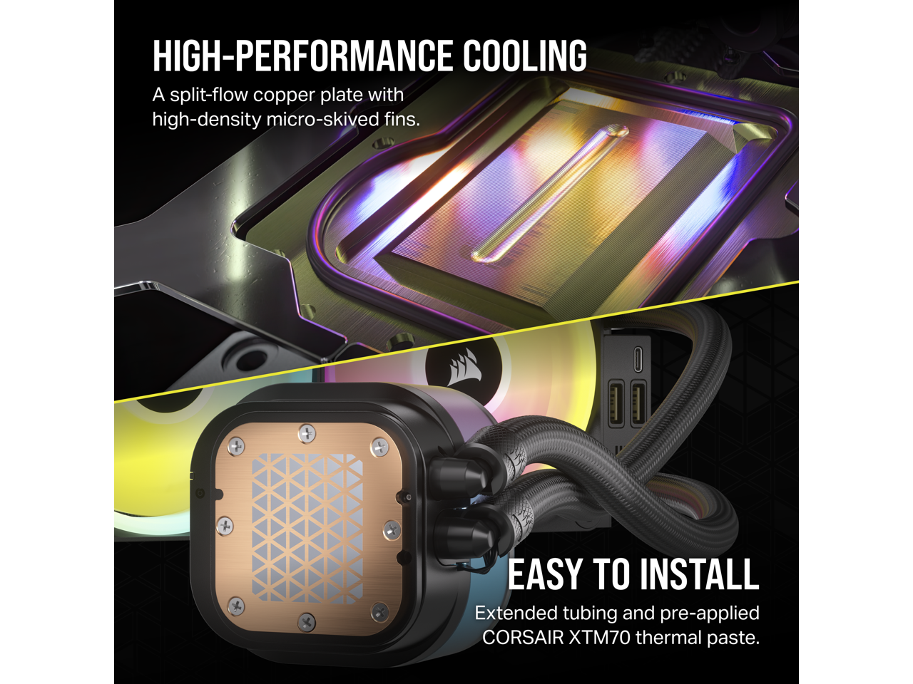 Corsair Icue Link H150i Rgb Liquid Cpu Cooler - Qx120 Rgb Fans - 360mm 