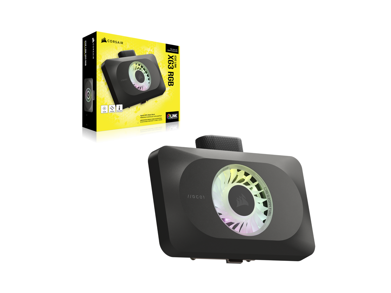 CORSAIR iCUE LINK XG3 RGB Hybrid GPU Water Block Hybrid Custom