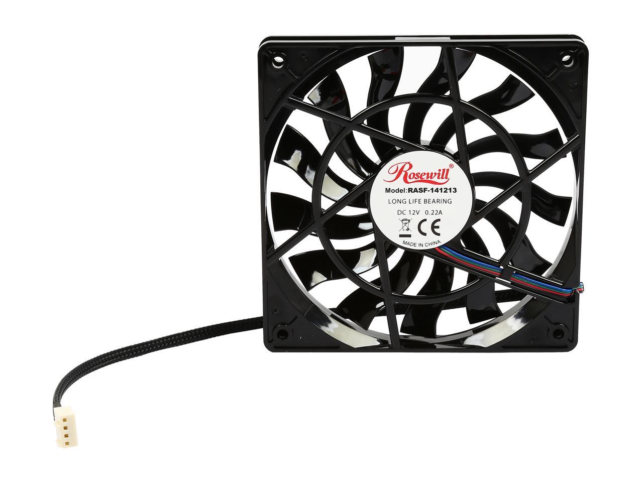 Rosewill Computer Case Fan, 120mm, Ultra Slim with 15mm Thickness and