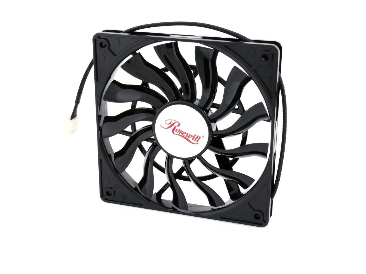 Rosewill Computer Case Fan, 120mm, Ultra Slim with 15mm Thickness and