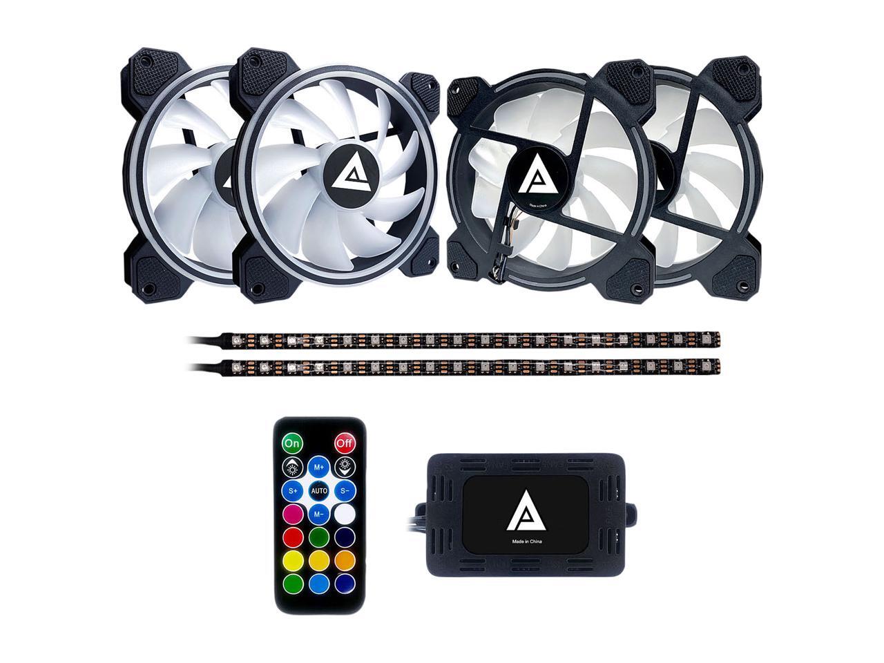 Apevia Electro ET42RGB 120mm Silent Addressable RGB Color Changing LED