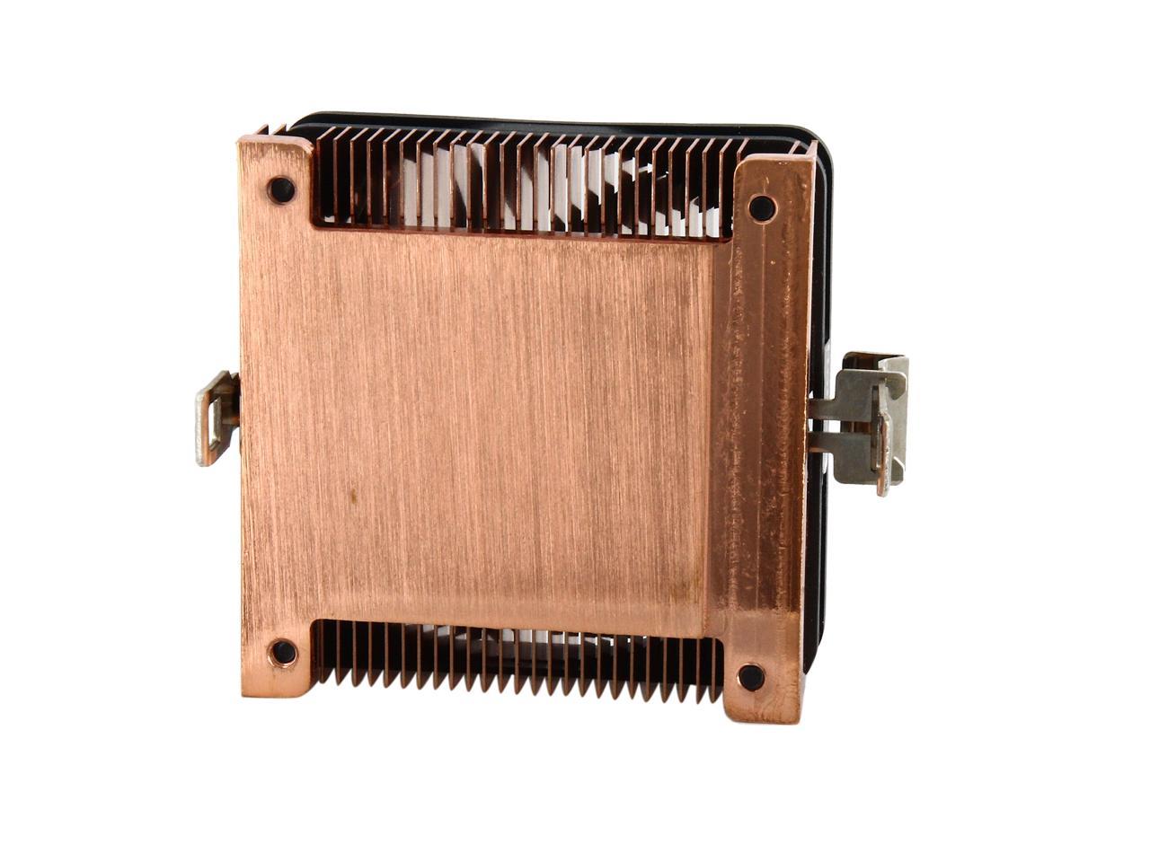 1U EC-CU3-610 NEW * Evercool Socket A/370 Low Profile 1U Copper Heatsink Fan 