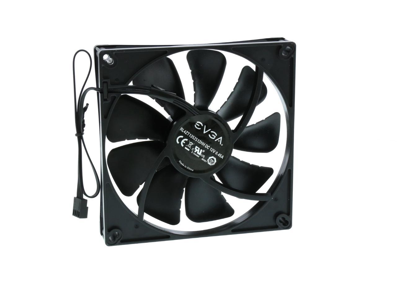 EVGA FX 140mm Fan, Teflon Nano-Steel Bearing, Improves Chassis and ...