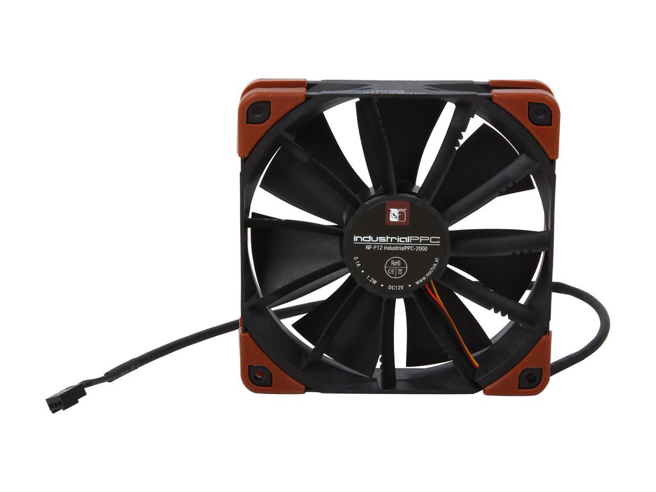 Noctua NFF12 iPPC2000, Heavy Duty Cooling Fan, 3Pin, 2000 RPM (120mm