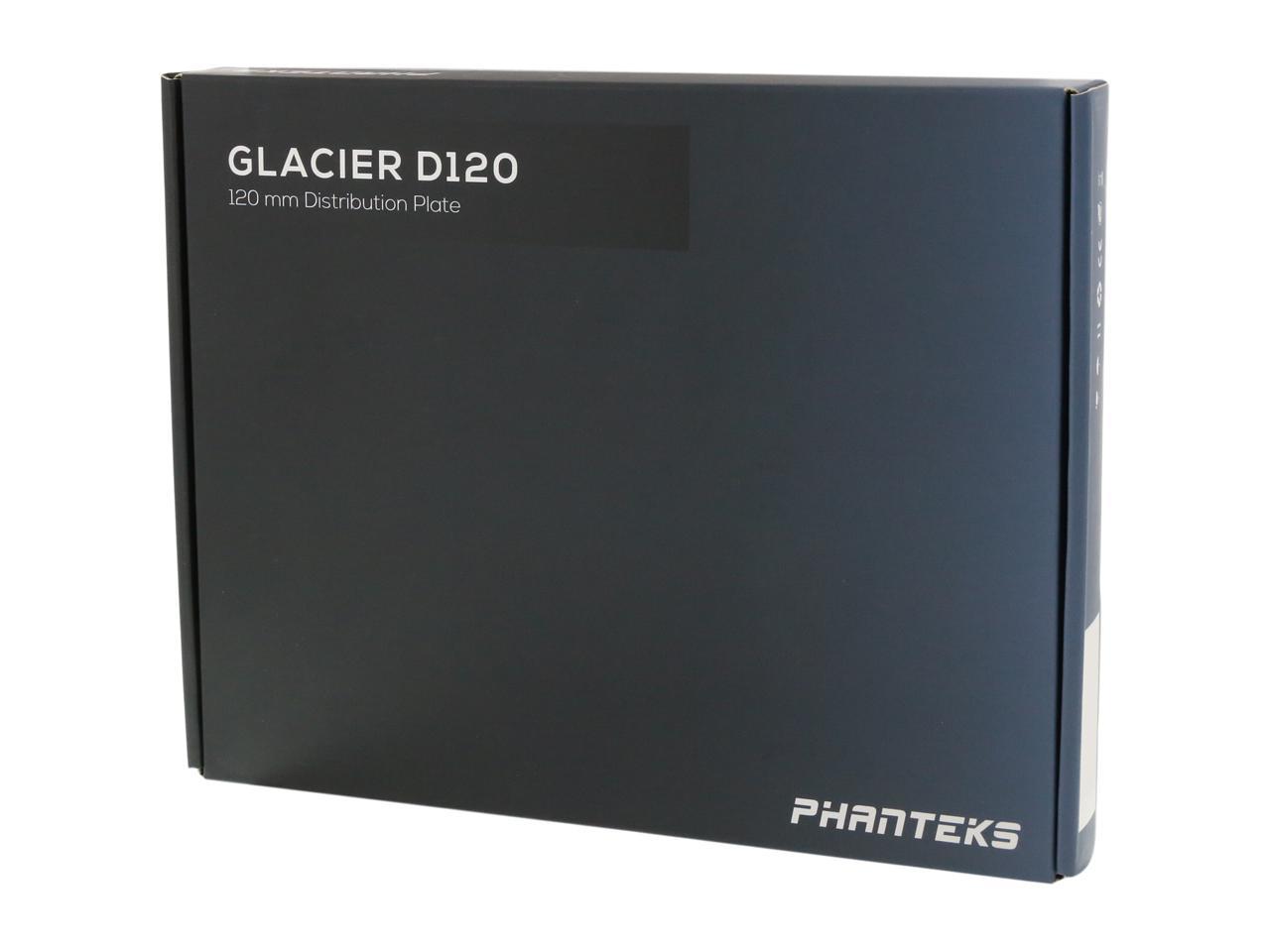 Phanteks Glacier D120 Universal Distribution Plate, Mirror Acrylic  Backplate, Digital-RGB LED 