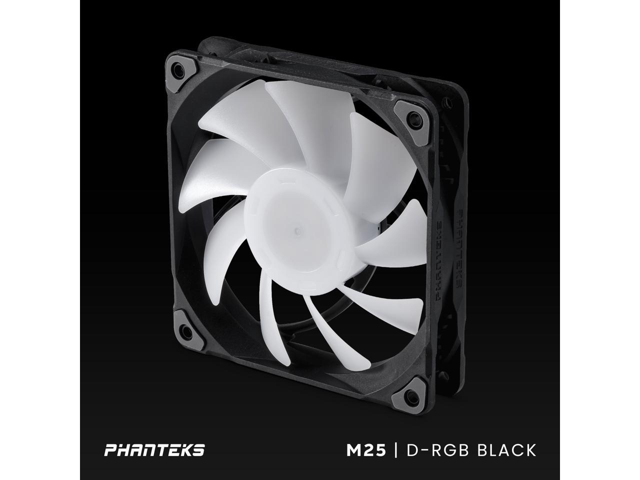 Phanteks M25-120 D-RGB Fan, High-Airflow Radiator Performance, PWM ...