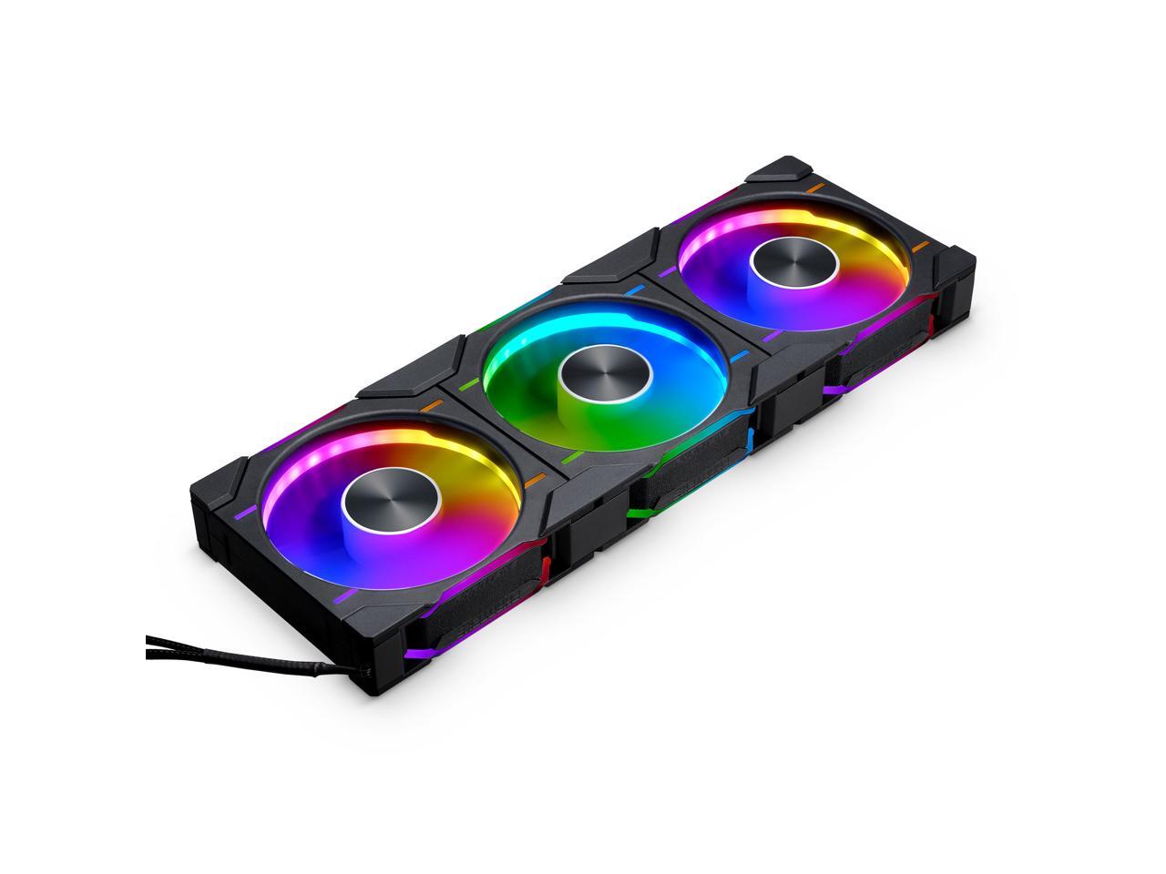 Phanteks D30-120 D30-120, Black, 3 Pack DRGB LED (573) Case Fans ...