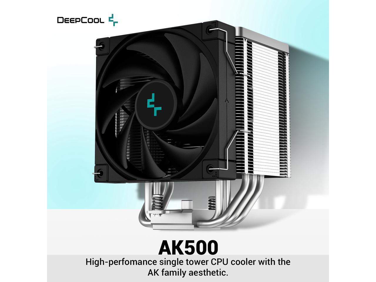 DeepCool AK500 HighPerformance CPU Cooler, 5 Copper Heat Pipes, Single