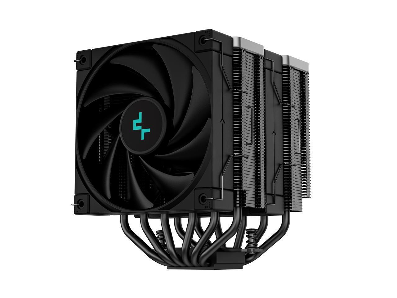 DeepCool AK620 Zero Dark HighPerformance CPU Cooler, DualTower Design, 2x 120mm Fluid Dynamic