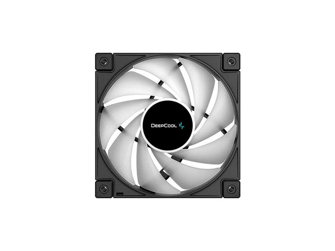 DeepCool FC120 Black 3 IN 1 RGB PWM Fan (R-FC120-BKAMN3-G-1) Hydro ...