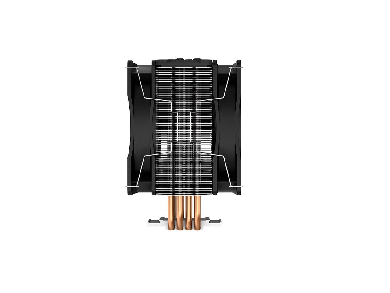 Deepcool GAMMAXX 400 PRO CPU Air Cooler with 4 Heatpipes, 120mm PWM Fan ...