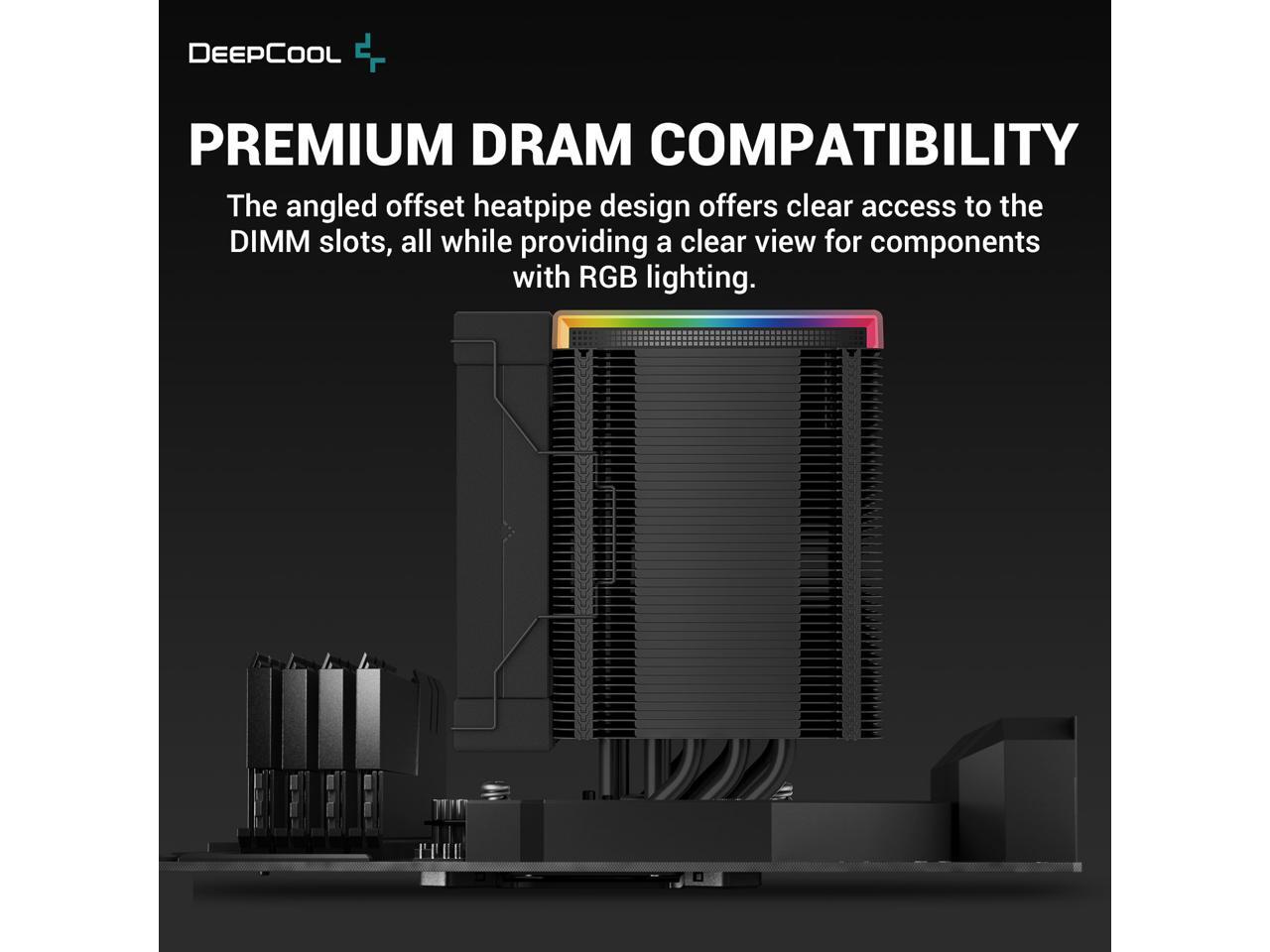 DeepCool AK500 DIGITAL Air Cooler Single Wide Tower Real Time CPU deepcool-ak500-digital-air-cooler-single-wide-tower-real-time-cpu