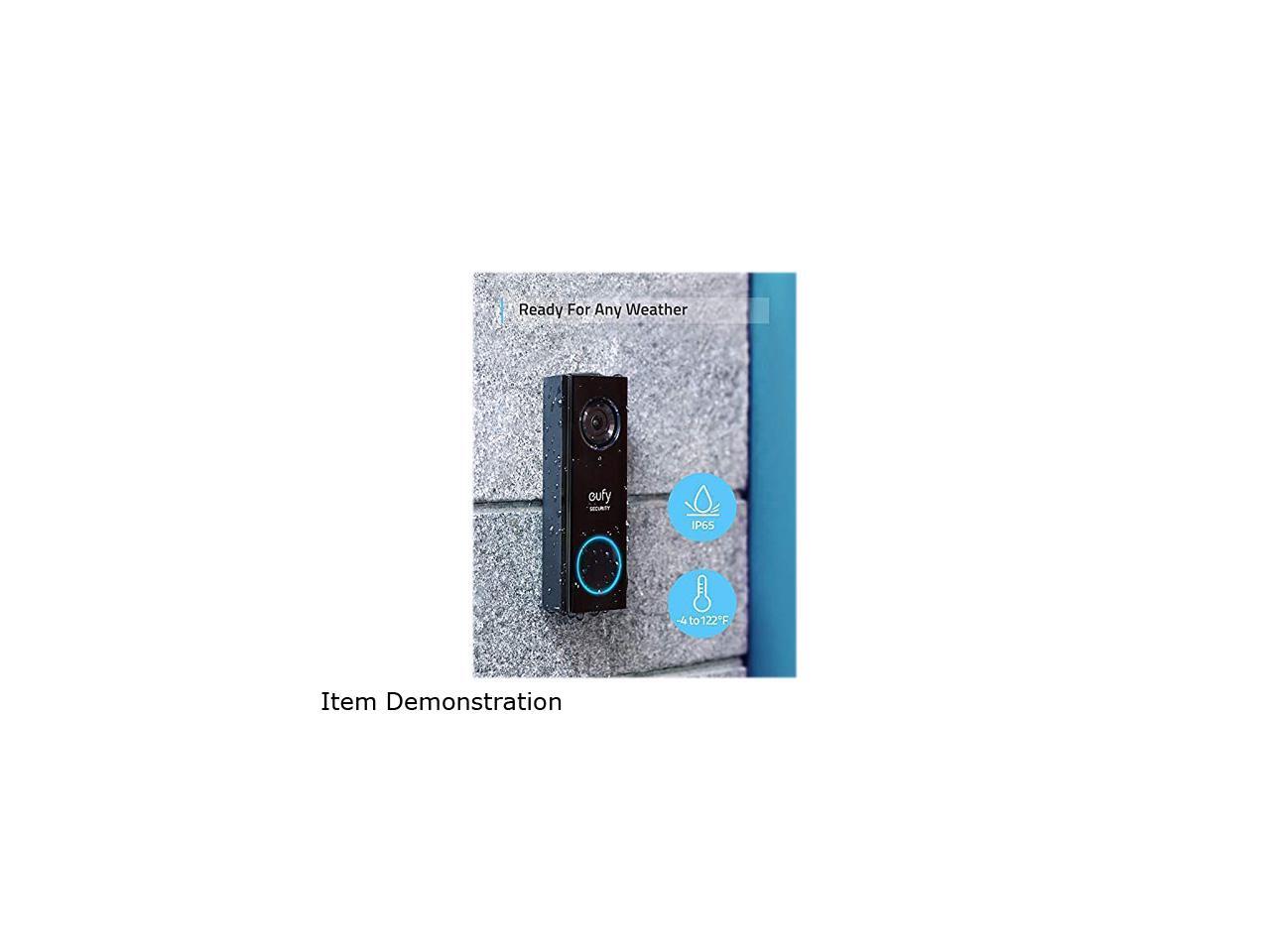 Eufy Security WiFi Smart Video Doorbell 2K Resolution No Monthly Fees Secure Local Storage 