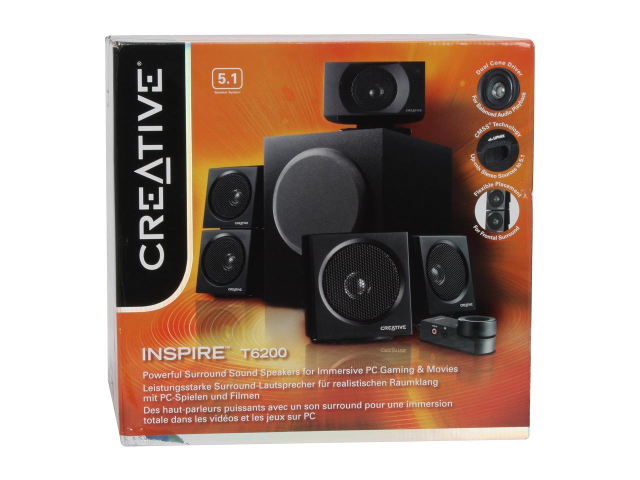 creative inspire t6200