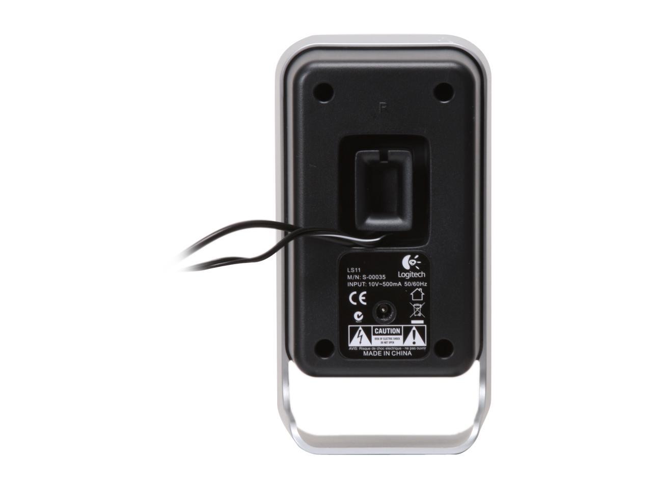 Logitech LS11 2.0 Stereo Speaker System Black Newegg.ca