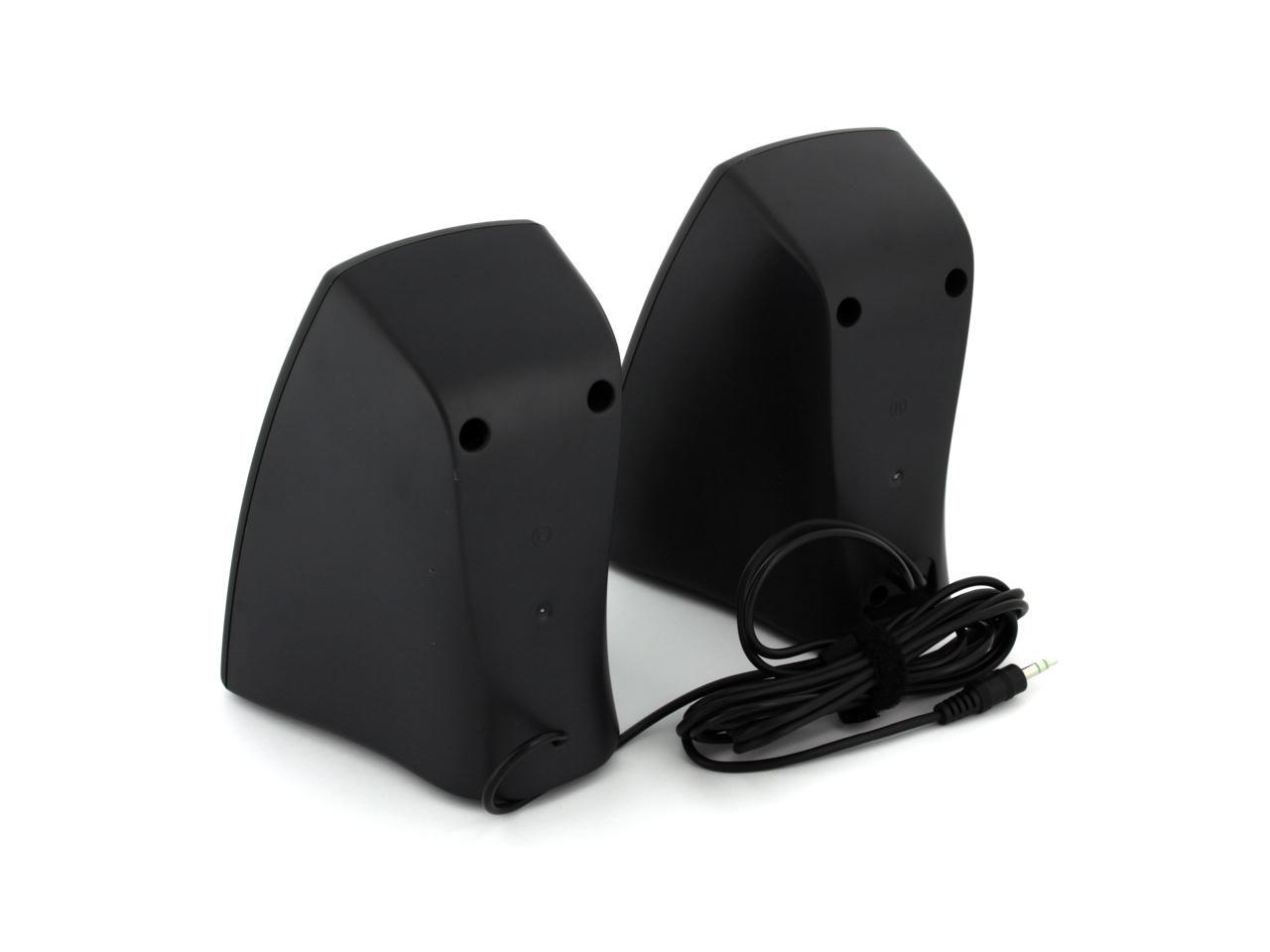 Logitech Z130 2 0 Speakers 980 Black Newegg Com