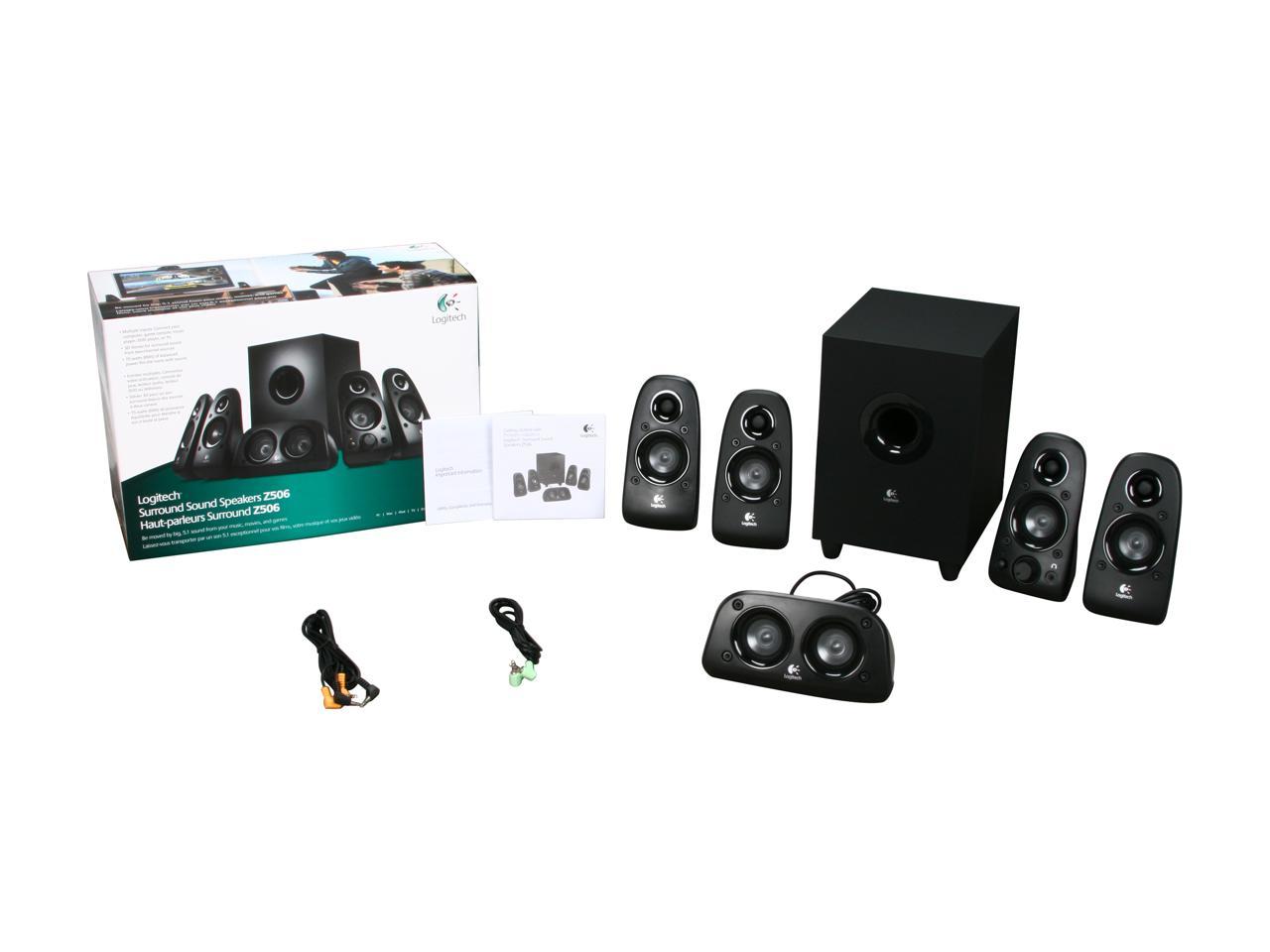 Udstyre Demontere Åre Logitech Z506 5.1 Surround Sound Speakers - Newegg.com