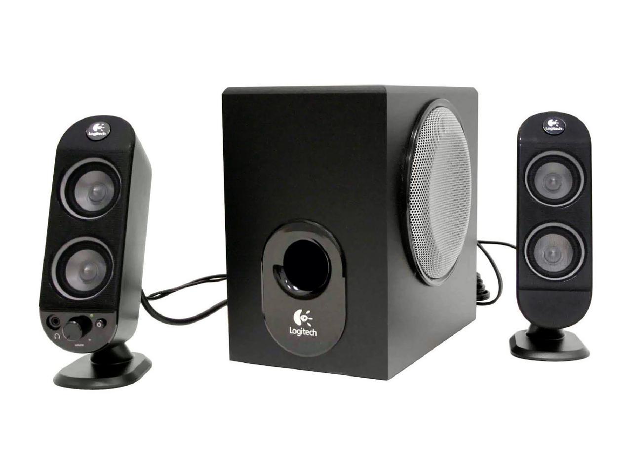 open-box-logitech-x-230-2-1-black-speakers-newegg-ca