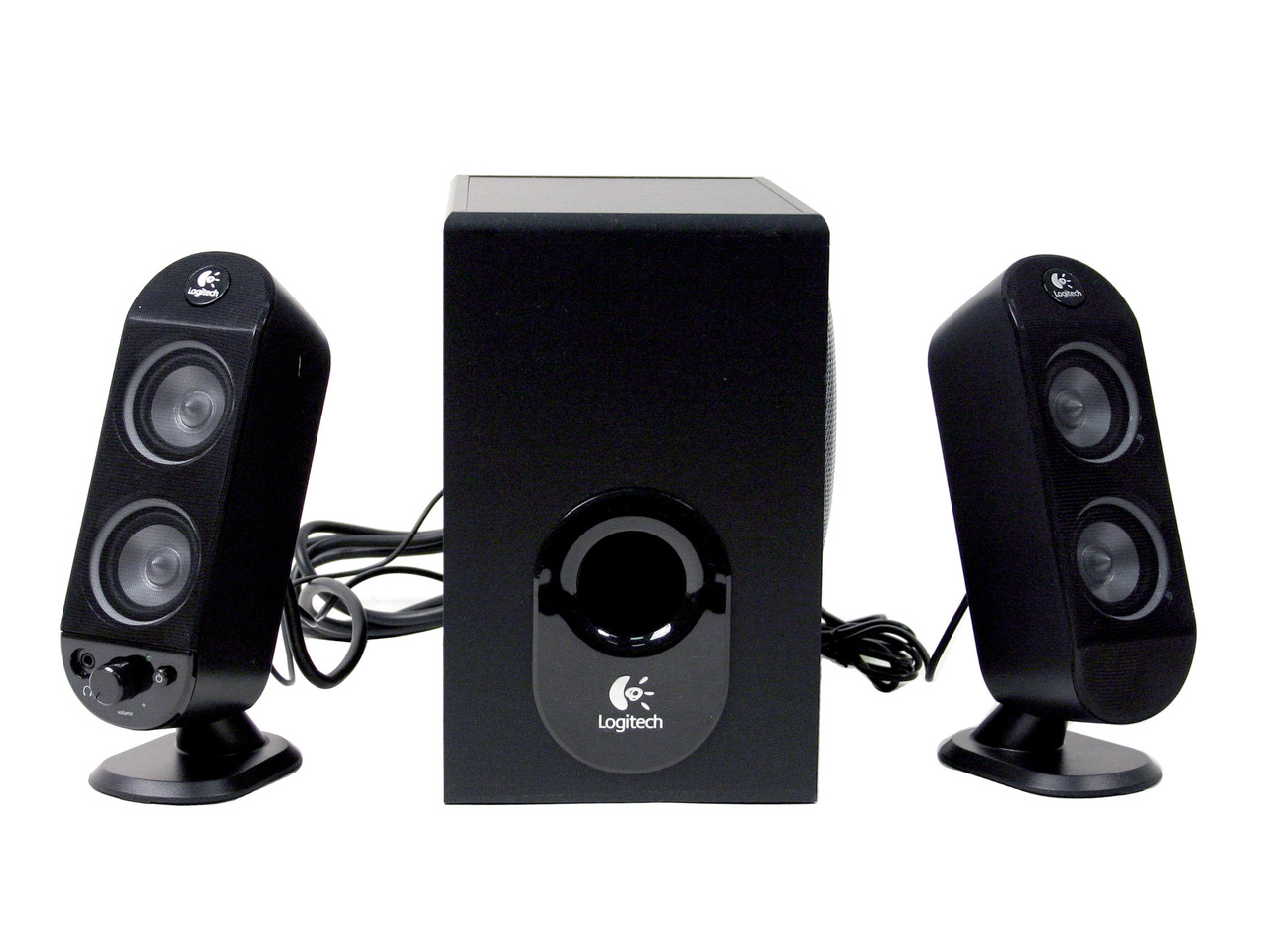 Logitech X 230 2 1 Black Speaker System Newegg Logitech X 230 2 1 Black Speaker System Newegg