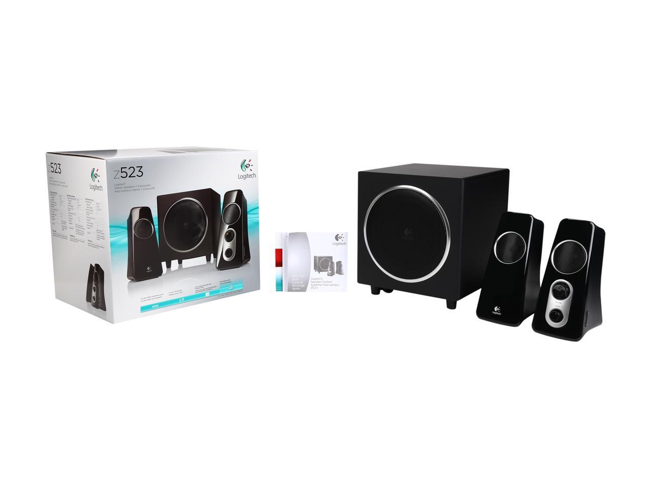 Logitech Z523 2.1 Lautsprechersystem 40 W Rms Weiß Refurbished: Logitech Recertified 980-000319 Z523 40 Watts RMS 2.1
