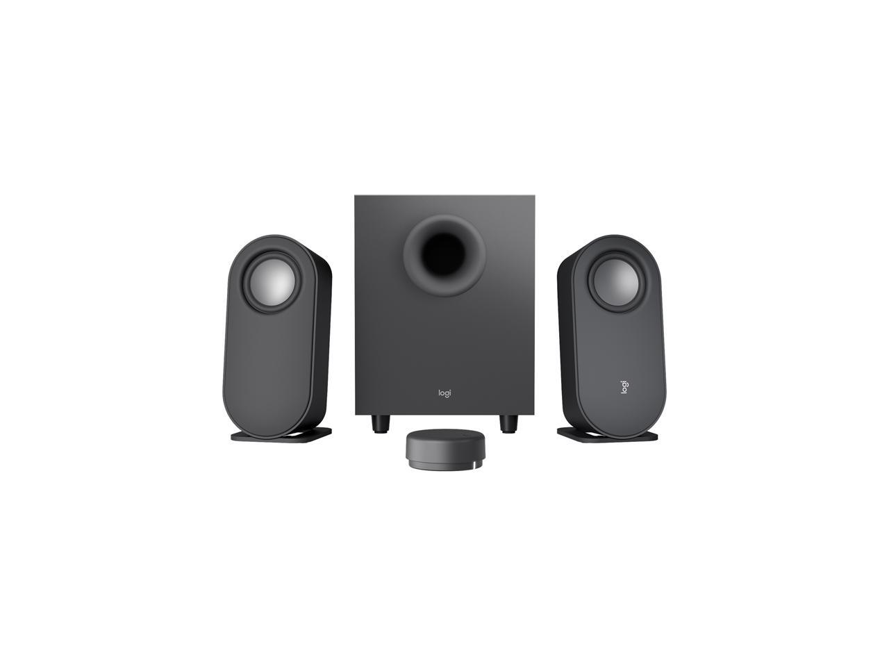 Logitech Z407 Bluetooth Computer Speakers with Subwoofer and Wireless Control, Immersive Sound