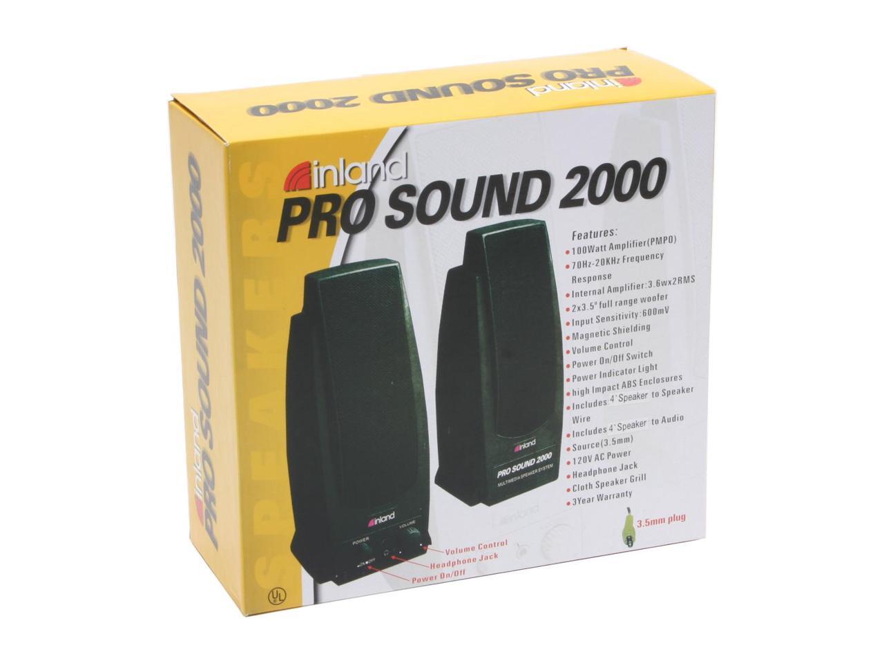 Inland Pro Sound 2000 Computer Speakers