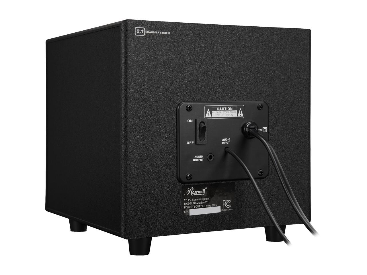 BA-001-2.1 Multimedia Speaker System Rosewill 