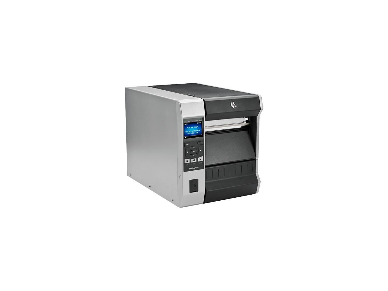 Zebra Zt620 6 Thermal Transfer Label Printer With Color Screen 203dpi Serial Usb Gigabit 9751