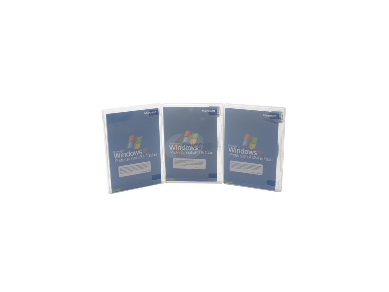 Microsoft Windows XP Professional X64 Edition 3 package