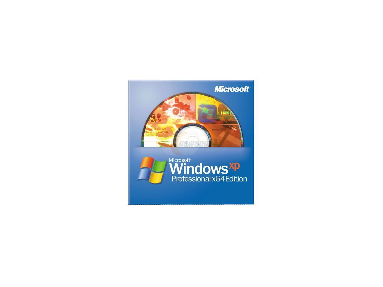 Microsoft Windows XP Professional X64 Edition 3Pack