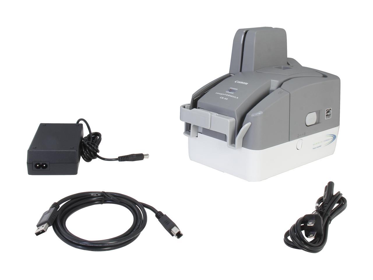 Open Box Canon 5367B002 imageFORMULA CR50 Check Scanner