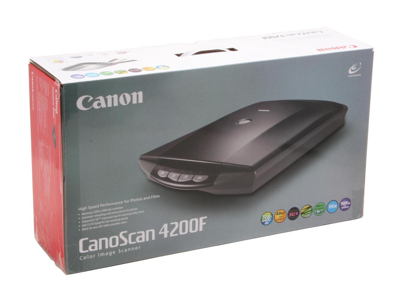 Canon Canoscan 4200f Flatbed Scanner Newegg Com
