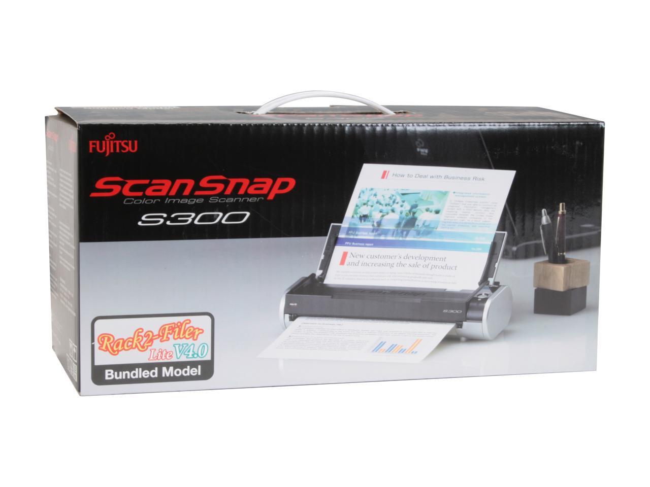 Fujitsu ScanSnap S300 Deluxe Bundle PA03541B015 600 x 600dpi USB Interface Sheet Fed/Document