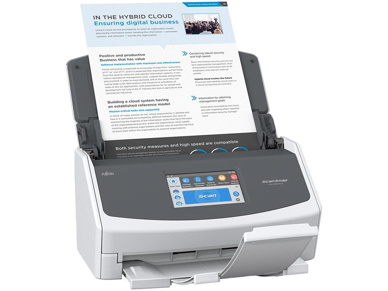 Scanning to fujitsu fi 7160 just stays in a loop when scanning to pdf
