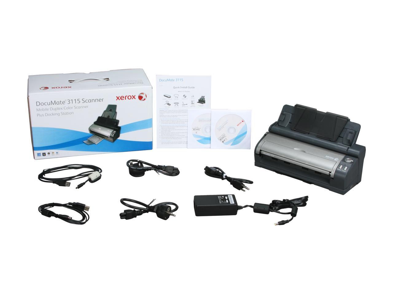 Xerox DocuMate 3115 XDM3115MWU Duplex Document Scanner