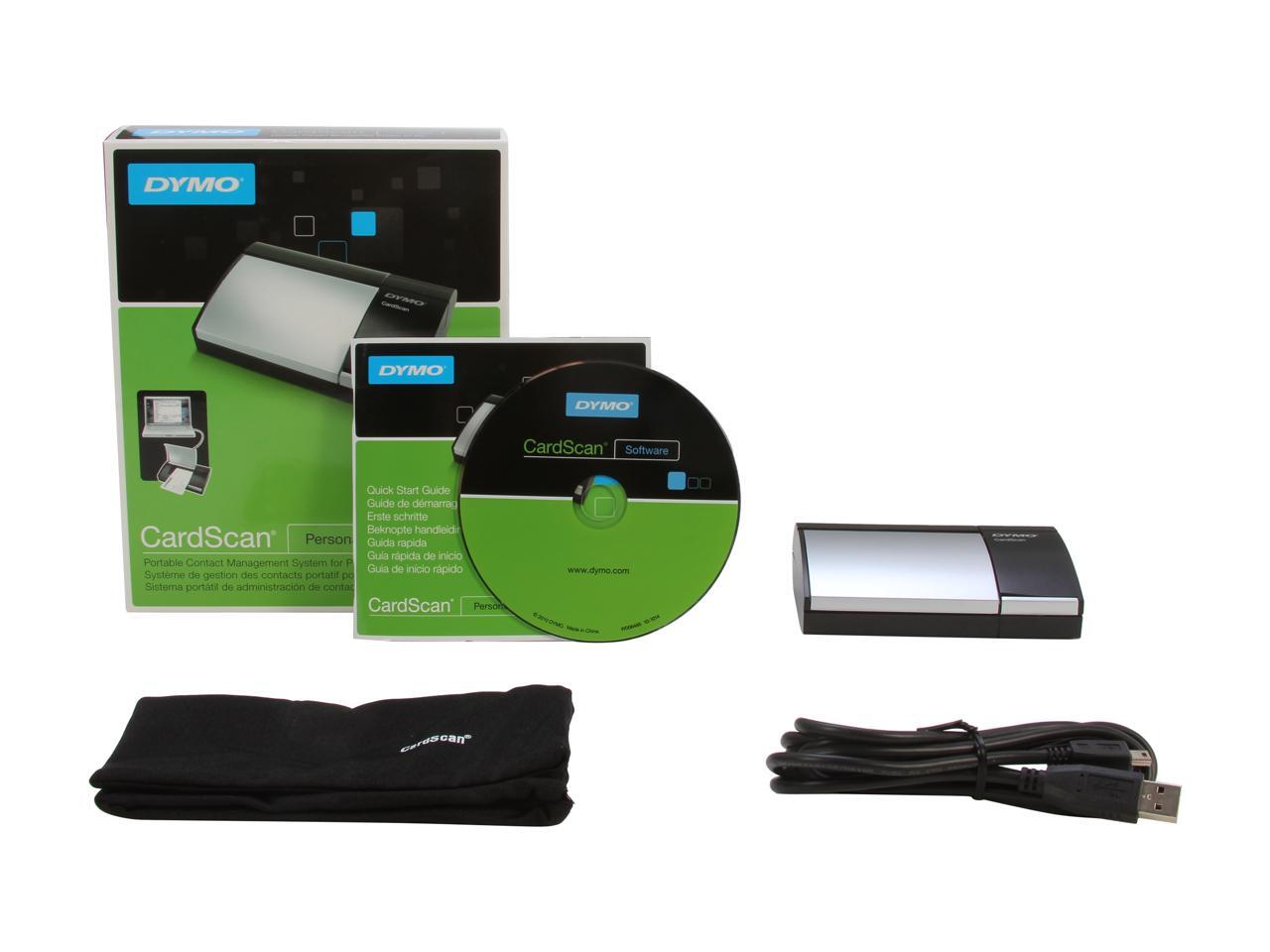 DYMO CardScan Personal V9 Business Card Scanner for PC (1760685