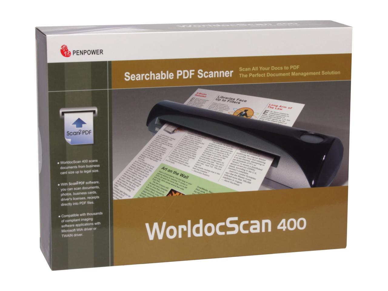 PenPower WorldocScan 400 PP-WDS-0400 Business card Scanner - Newegg.com