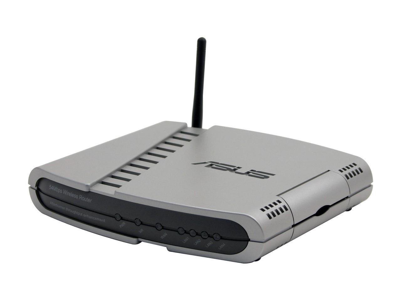 ASUS WL500G DLX High Speed Wireless Router Afterburner Technology Newegg.ca