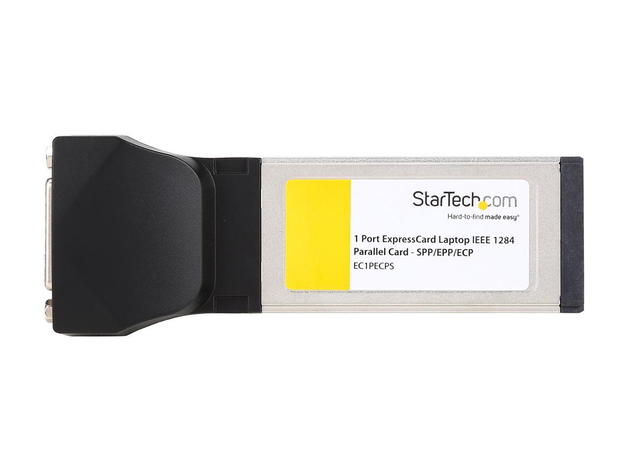 StarTech EC1PECPS 1 Port ExpressCard Laptop Parallel Adapter Card SPP
