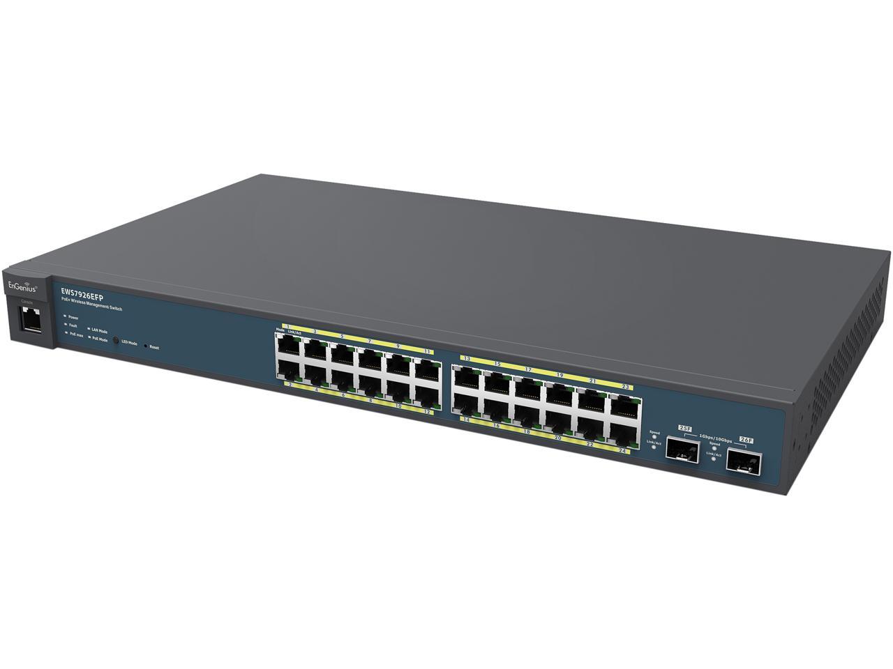 EnGenius - EWS7926EFP - EnGenius EWS 24-Port Managed Gigabit 410W PoE+