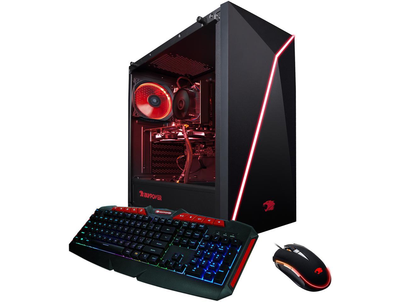 iBUYPOWER Slate 134A Gaming Desktop, Ryzen 3 3100, 8GB DDR4 2666, RX ...