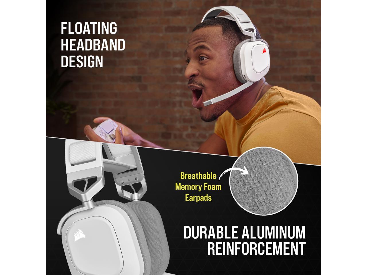 Corsair HS80 RGB Wireless Premium Gaming Headset with Dolby Atmos Audio